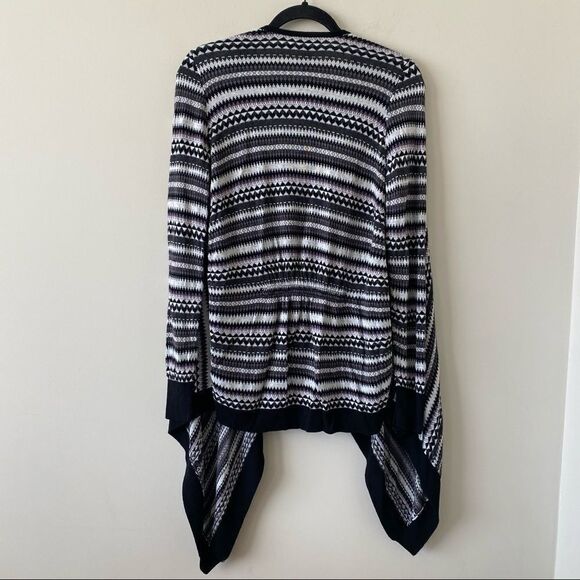 Neiman Marcus Multi Colour Waterfall Cardigan - Picture 2 of 7